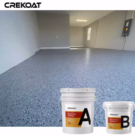 Residential Epoxy Flooring Coating Garage Floor Epoxy Resin Flakes Paint